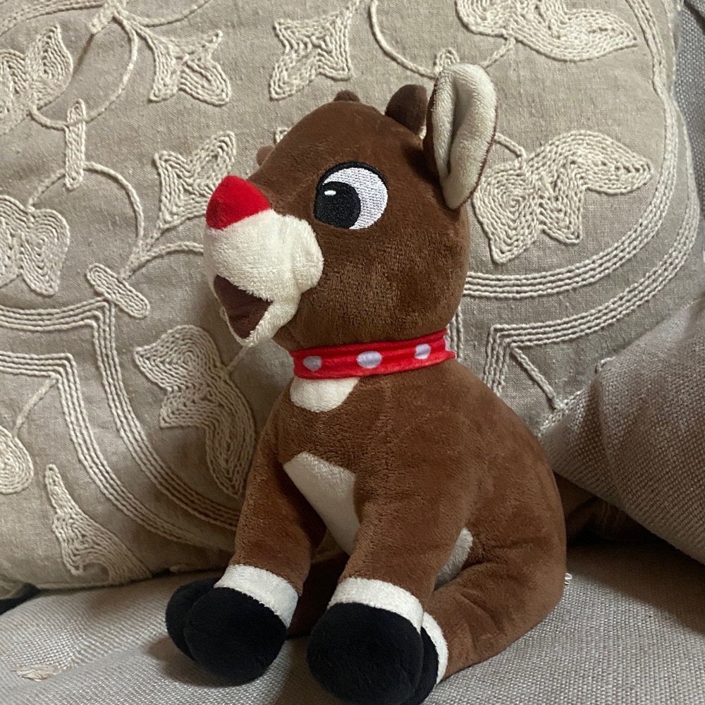 Rudolph the Reindeer Stuffed Animal - Picture 2 of 3